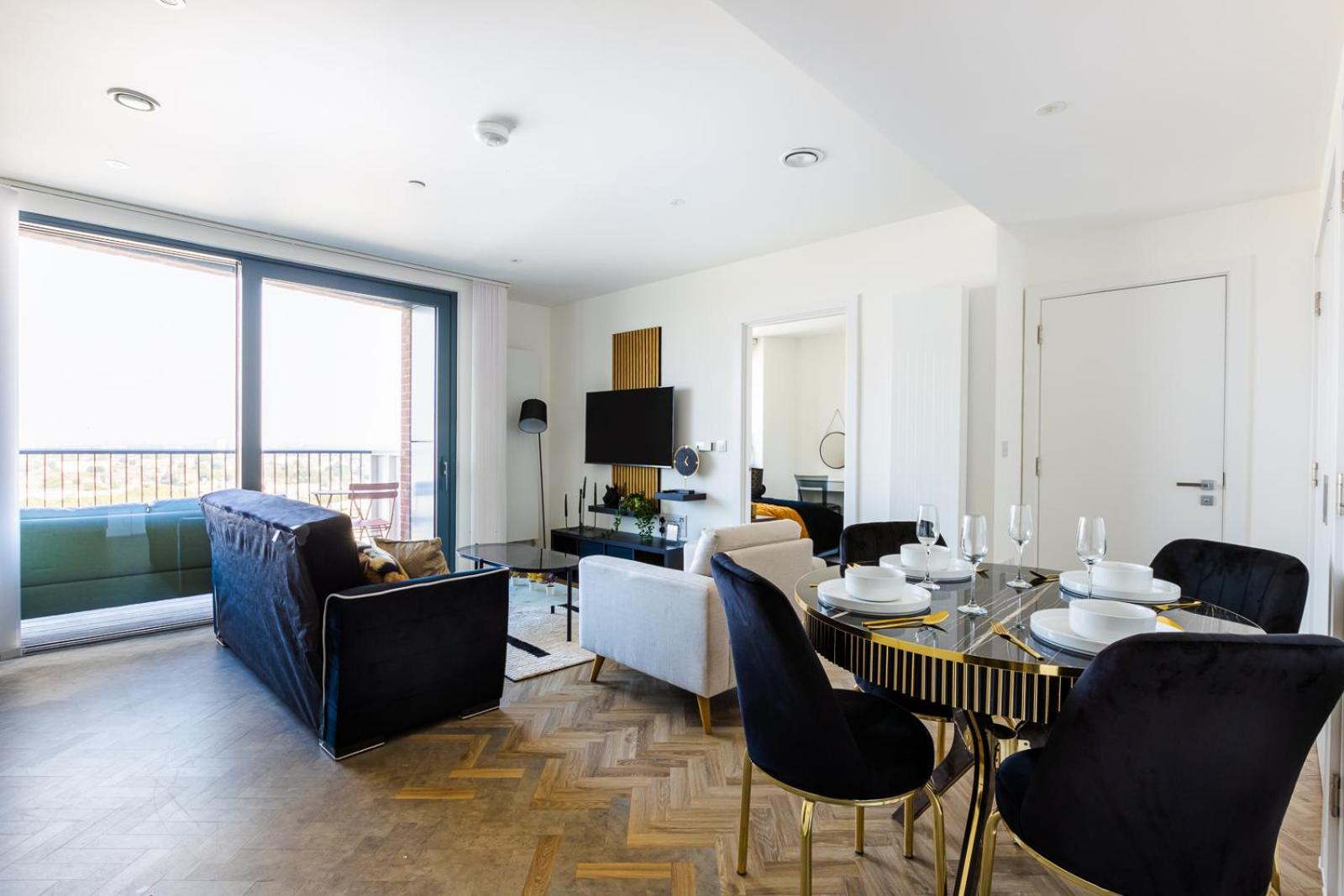 Luxury Apt Near Canary Wharf With Stunning Views London Bagian luar foto